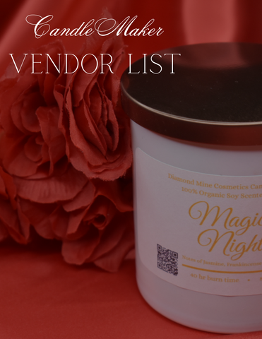 Candle Maker's Vendor List